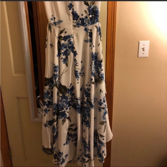 Lulus French Countryside White Floral Print Dress - XS, like new - Picture 3 of 3
